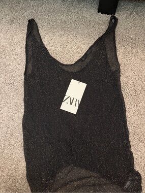Sheer Zara top